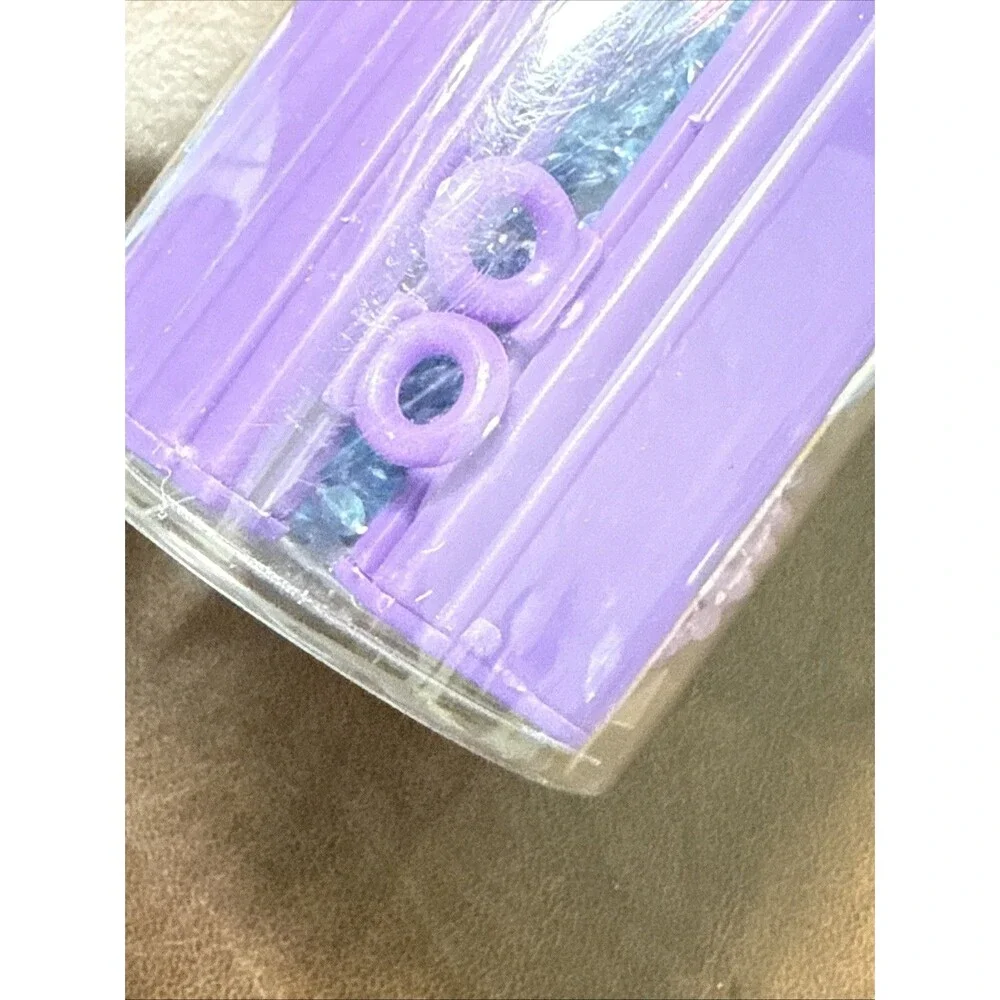 NEW Disney Tinkerbell & Stars Plastic Beaded Door Curtain Iridescent Purple Blue